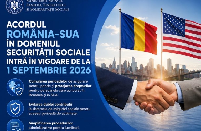 Pensions from Romania and the USA. The agreement that allows the cumulation of years of work comes i