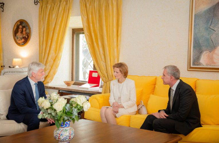 Președintele Cehiei, Petr Pavel, a fost primit miercuri la Palatul Elisabeta