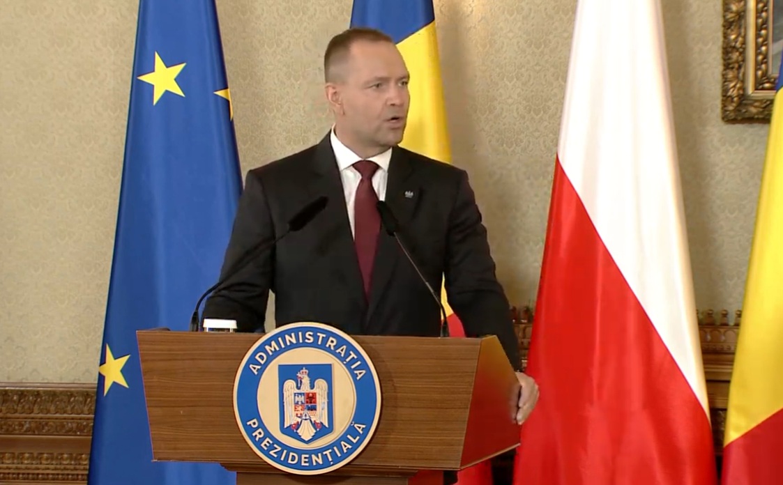 Președintele Poloniei, la București: Țările noastre își asumă cea mai mare responsabilitate pentru apararea Europei față de Rusia