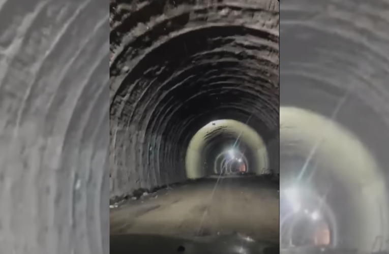 Prima traversare cu mașina prin noul tunel de pe A1 Sibiu – Pitești. Imagini din Tunelul Robești
