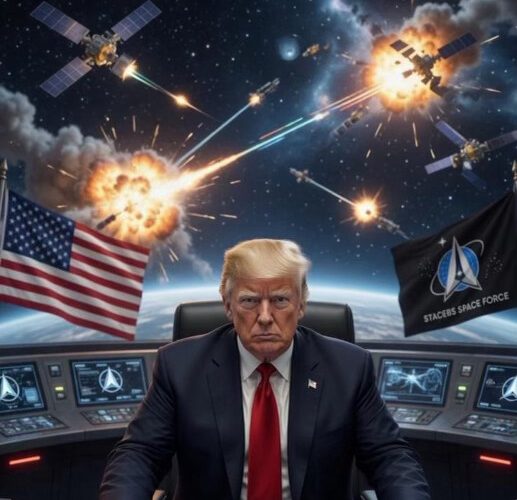 Trump postează imagini cu extratereștri și război în spațiu. Care este motivul