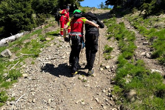 Ucrainean salvat din munții Maramureșului după ce a rămas blocat timp de peste o săptămână