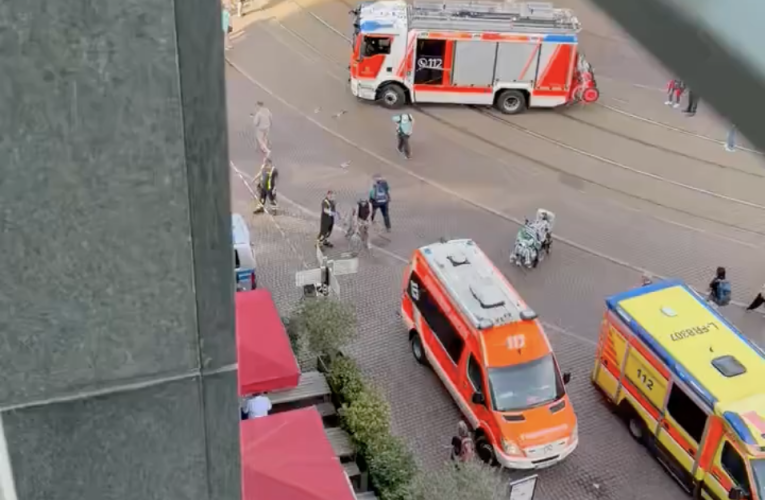 UPDATE. Un autocar a intrat în mulțime în Leipzig: 2 morți, 2 răniți