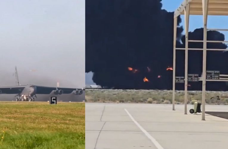 8 morți, confirmați în urma prăbușirii bombardierului B-52 la o bază aeriană din California. Nimeni nu ar fi putut supraviețui, spune un oficial