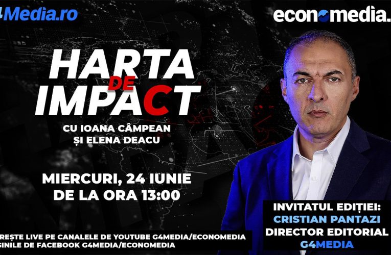Analiza momentului în emisiunea „Harta de impact”, împreună cu jurnalistul Cristian Pantazi, miercuri de la ora 13.00