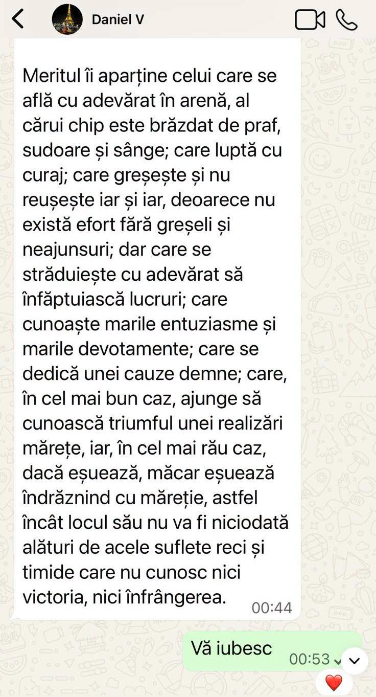 Ce mesaj a primit Adrian Veștea lui chiar în seara în care a pierdut bătălia în Parlament