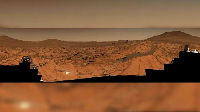Cer senin pe Marte. NASA surprinde una dintre cele mai clare panorame realizate vreodată pe Planeta Roșie