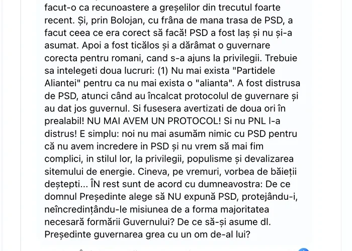 Ciucu îi răspunde lui Băsescu și-l atacă pe Nicușor Dan: „De ce domnul Preşedinte alege să NU expună PSD?”