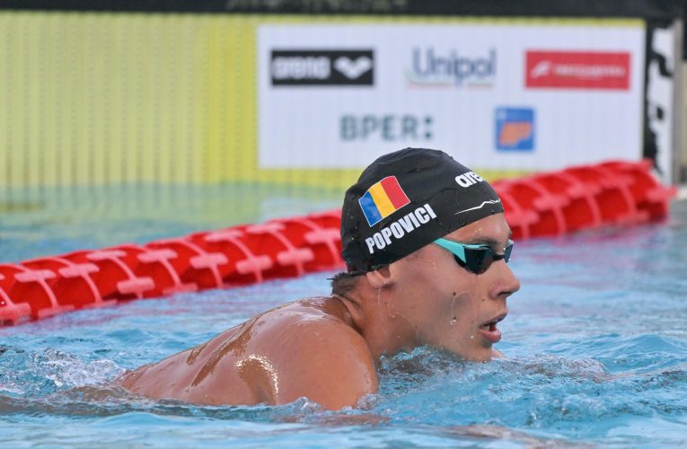 David Popovici a câștigat aurul la 200 m liber la Trofeul Settecolli, cu un nou record al competiției