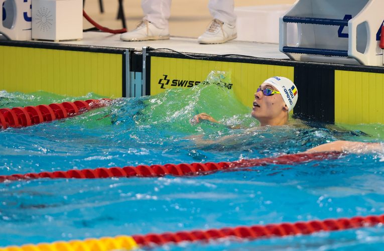 David Popovici câștigă argintul în proba de 50 m de la Trofeul Settecolli și stabilește un nou record național