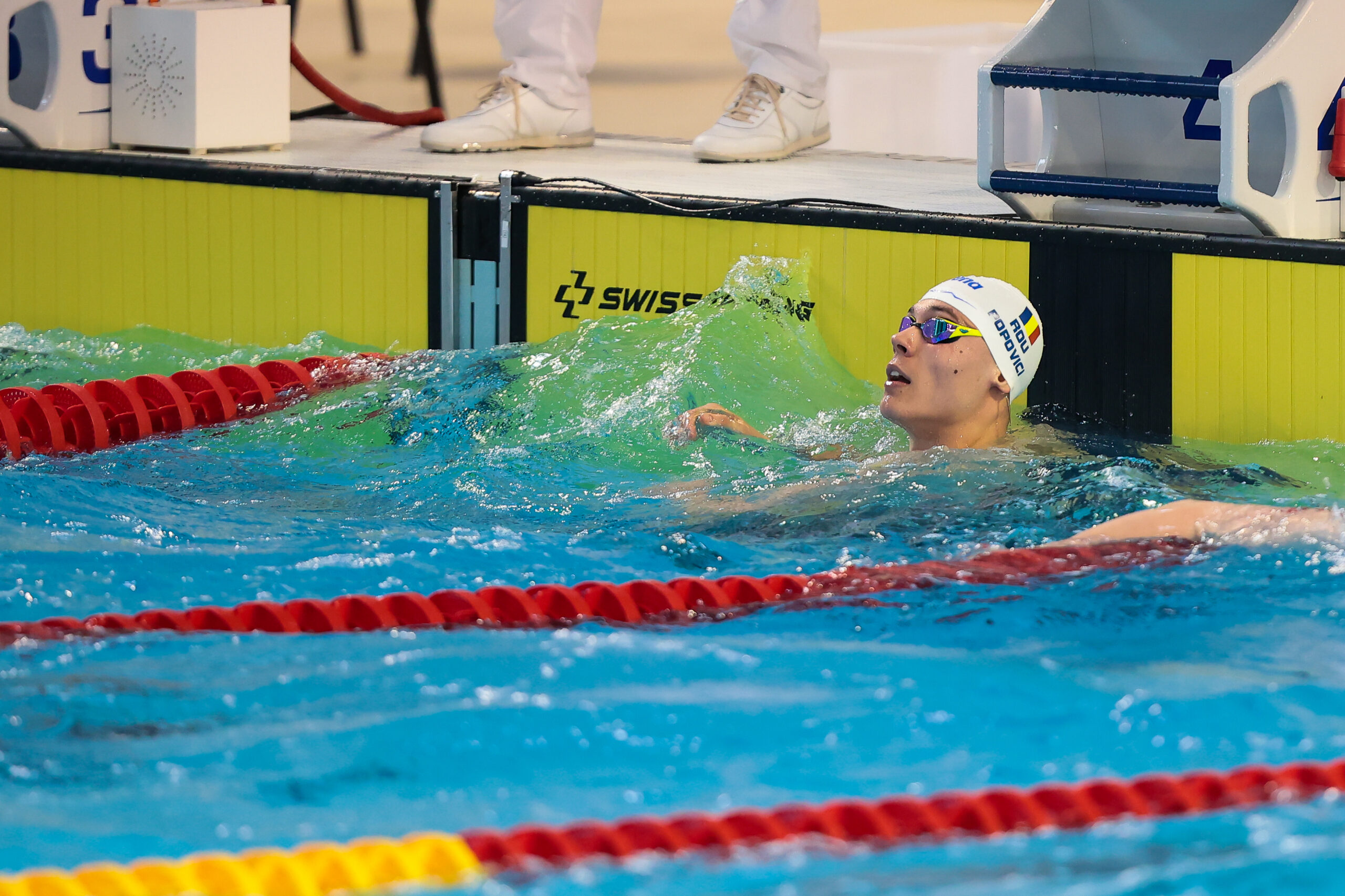 David Popovici câștigă argintul în proba de 50 m de la Trofeul Settecolli și stabilește un nou record național