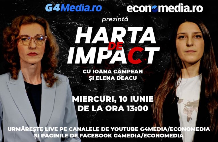 G4Media și Economedia lansează emisiunea „Harta de impact”, miercuri 10 iunie de la ora 13.00