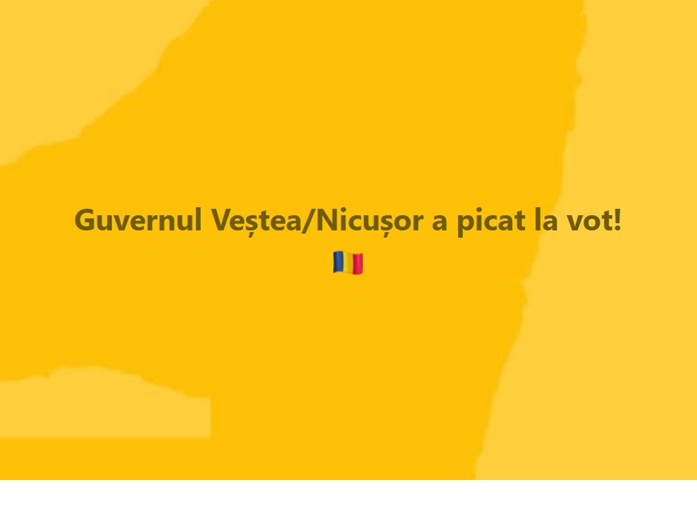George Simion, înainte de votul din Parlament: Guvernul Veștea/Nicușor a picat