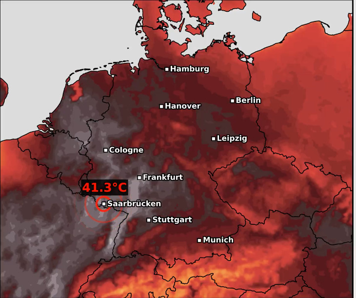 Germania înregistrează cea mai caldă noapte din istorie, pe fondul unui val de caniculă extremă / Sunt așteptate temperaturi de până la 42 de grade și furtuni violente