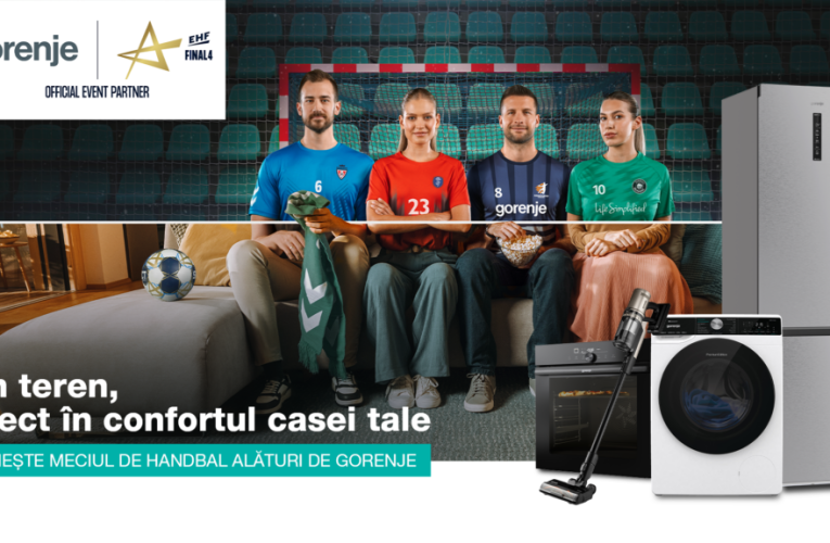 Gorenje susține performanța în handbalul feminin european, în calitate de Partener Oficial al EHF Champions League Women