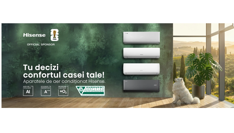 Hisense lansează gama de aparate de aer condiționat 2026, creată pentru confort inteligent în orice anotimp