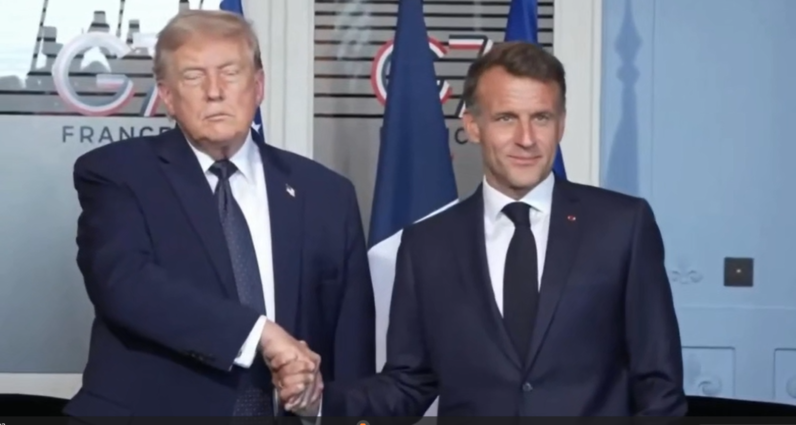 Macron salută alinierea SUA la „angajamentul comun” al G7 privind Ucraina