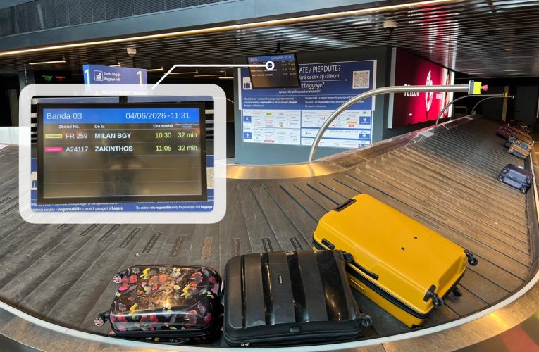 Premieră la Aeroportul Otopeni. Inteligența artificială va estima timpul de livrare al bagajelor pasagerilor