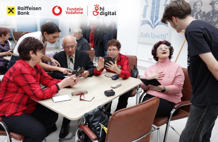 Raiffeisen Bank România se alătură Fundației Vodafone pentru a transforma viața seniorilor prin programul Hi Digital
