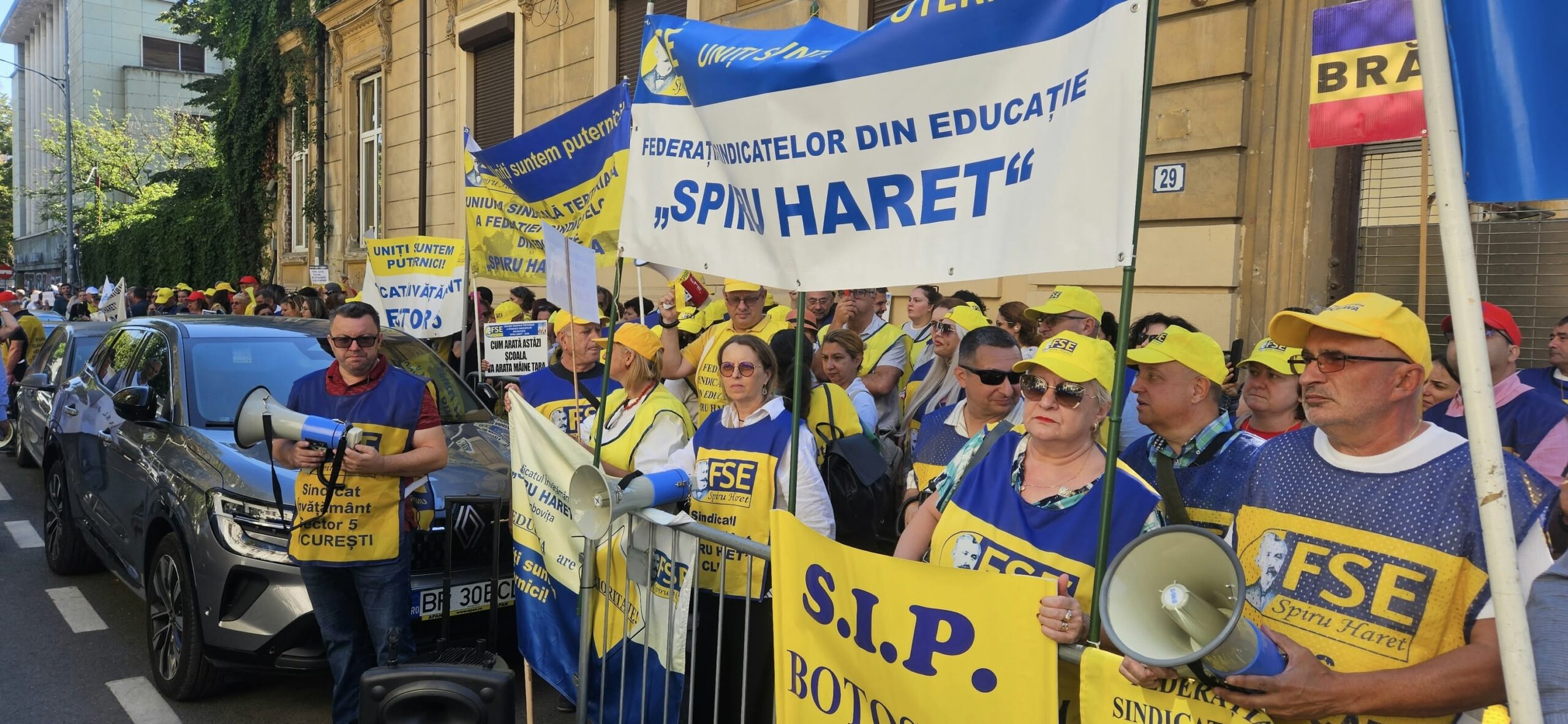 Sindicaliștii din Educație protestează miercuri în Capitală