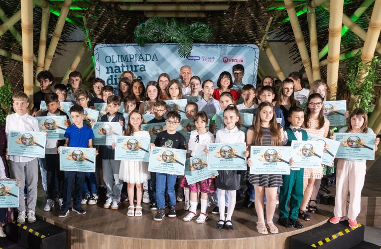 Veolia România a premiat câștigătorii concursului de biodiversitate „Olimpiada Natura dintre Ape”, prima ediție organizată la nivel național