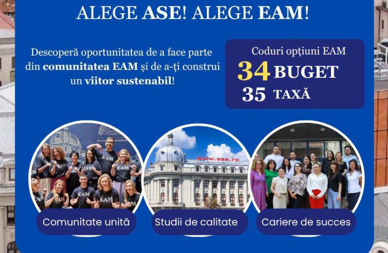 Facultatea de Economie Agroalimentară și a Mediului din cadrul ASE București dă startul admiterii 2026