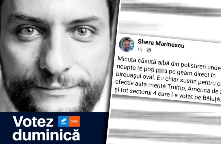 Gândul: „Asta merită Trump și America”. Derapajul unui fost candidat la șefia USR