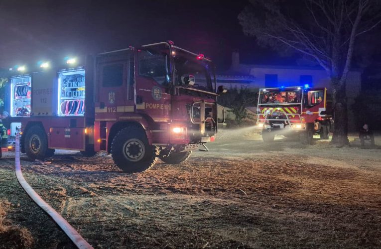 Misiunea pompierilor români în Franța continuă. Intervenție nocturnă pentru protejarea unor gospodării