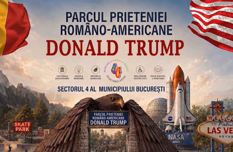 NASA, Hollywood și Donald Trump, în același parc din București. Daniel Băluță a prezentat proiectul