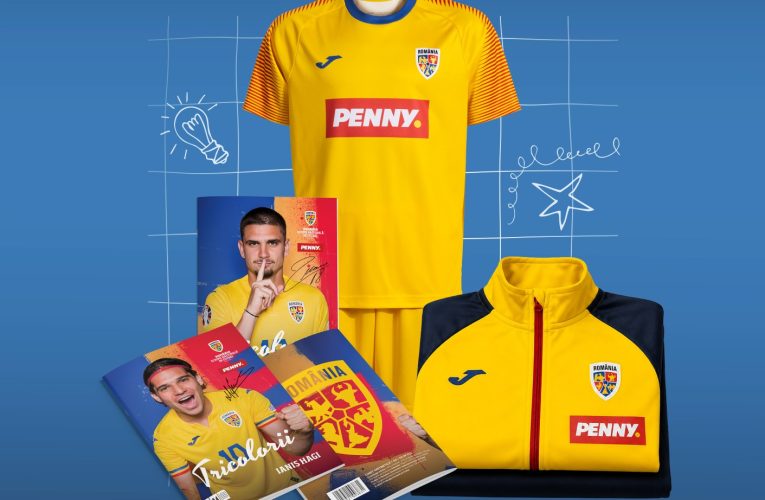 PENNY și FRF aduc spiritul Echipei Naționale mai aproape de fani prin rechizitele „Tricolorii” și echipamentele sportive de suporter