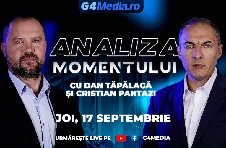 Analiza momentului: Dan Tăpălagă și Cristian Pantazi discută joi după-amiază despre consultările Nicușor Dan – partide și viitorul prim-ministru