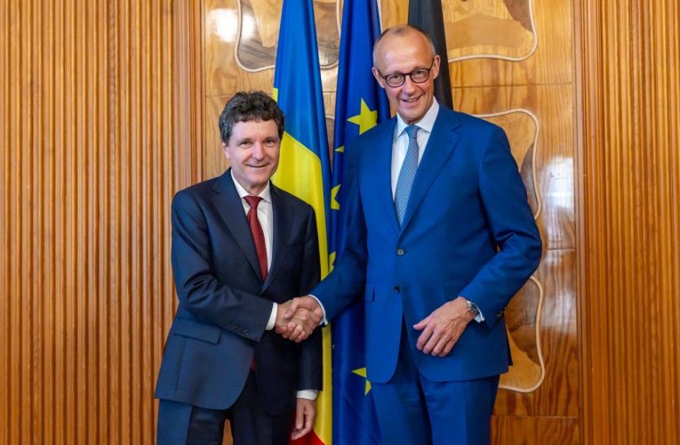 Nicușor Dan s-a întâlnit cu Friedrich Merz la Summitul European pentru Regiunea Arctică