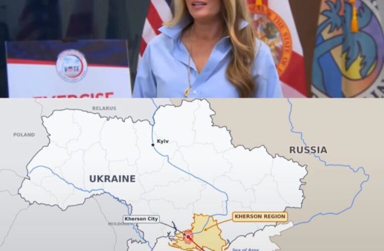 ArmistiÈiu temporar Ã®n Herson, negociat de Melania Trump / Locuitorii se tem de liniÈtea de care s-au dezobiÈnuit, dar ies din nou pe strÄzi