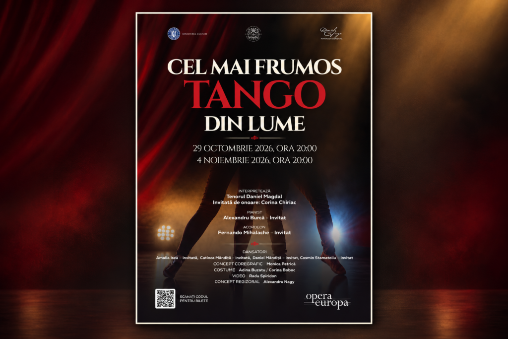 ExistÄ o melodie care te poate întoarce în timp? âCel mai frumos tango din lumeâ, pe scena Operei NaÈionale BucureÈti