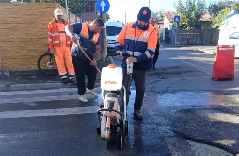 Infrastructură S5. Societatea Infrastructură S5 S.A. a intervenit pe străzile Ciubotica Cucului și Ilie Guriță (P)