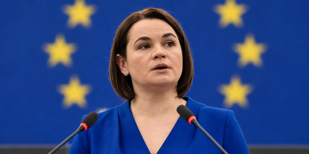 Lidera opoziÈiei din Belarus, premiatÄ la TimiÈoara pentru lupta Ã®mpotriva regimului LukaÈenko