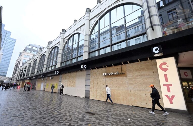 Magazinele din Bruxelles, baricadate de teama unor noi jafuri. Brandurile de lux Èi-au acoperit vitrinele